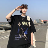 Men T Shirt Vintage Summer Oversize