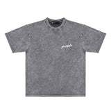 Purple Brand Distressed T Shirts Short Sleeve