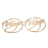 Earrings Customization Letter Earrings Word Up Alphabet Pieces St. Valentine's