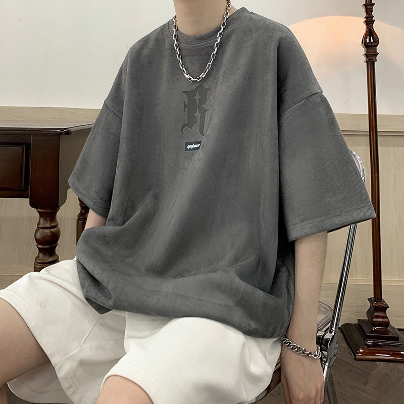 Men T Shirt Vintage Summer Distressed