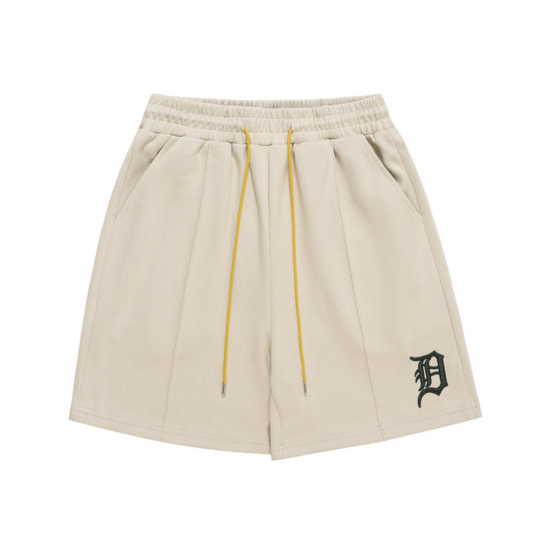 Men Shorts Embroidery Leisure Sports Summer