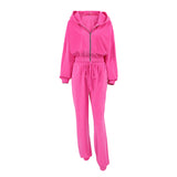 Women Co-Ords Hooded Sweater Fall Winter Fashion Coat