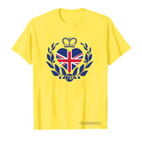 Inspired by Queen's Platinum Jubilee 2022 Elizabeth 70 Years T-shirt Printed round Neck Short Sleeve T-shirt