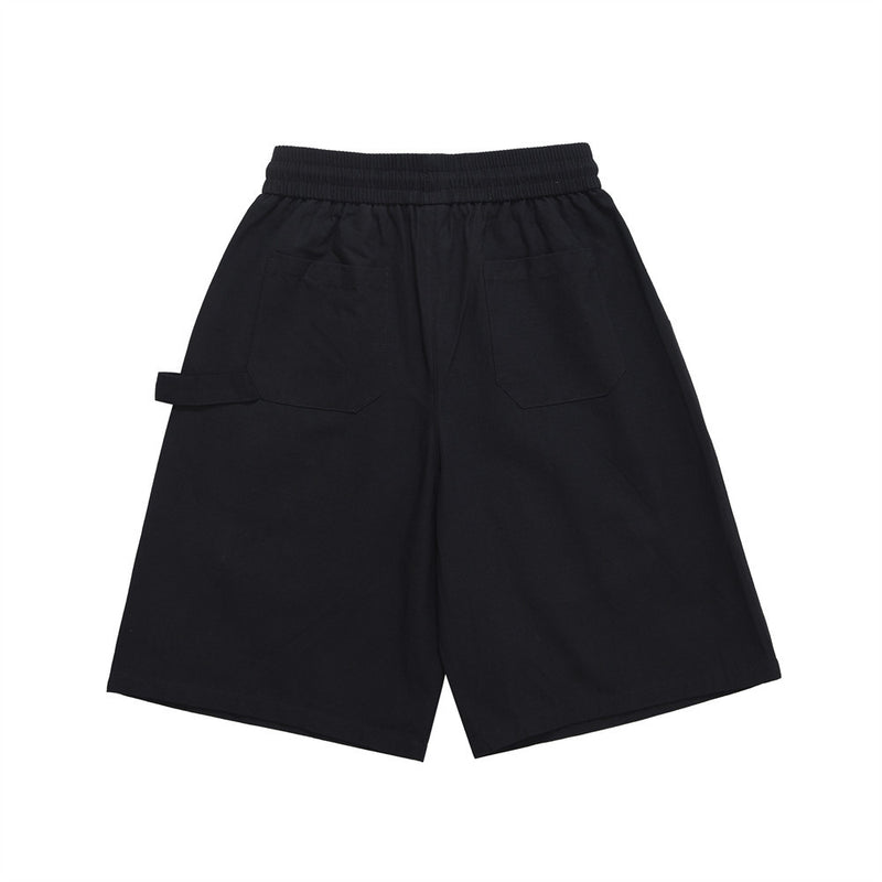 Men Shorts Multi-Pocket Workwear Loose Casual Summer Breathable