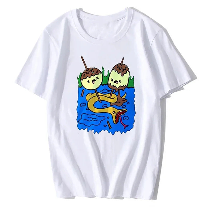 Summer Men's Women's Clothing Rock T Shirts