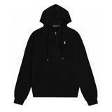Ralph Lauren Coat Ralph Lauren Pony Embroidered Half Zip Cardigan Hooded