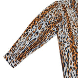 GUILTYPARTIES TIGER Shirts 22AW LEOPARD OPEN Long Sleeve Shirt