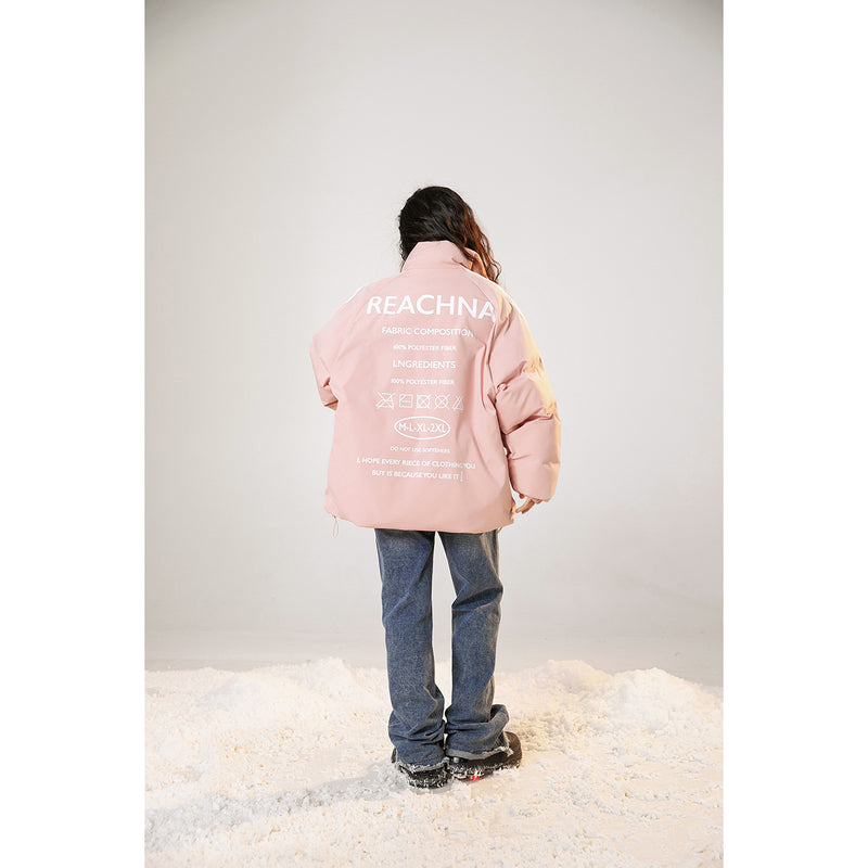 Unisex Coat Vintage Men and Women Couple Cotton-Padded Coat