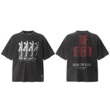 Fog Essentials T Shirts Spring and Summer FOG Washing Water Old Series Short Sleeves