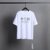 Ow T Shirts Printed Male and Female Trendy Brand Short Sleeve
