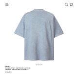 American vintage street T-shirt pure cotton men's and women's summer loose