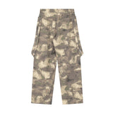 Men Jeans Camouflage Workwear Bandage Decoration