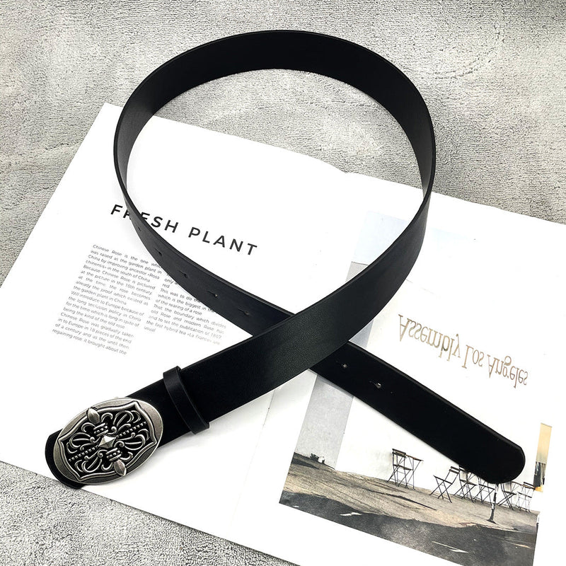 Chh Chrome Heart Belt Cross Hexagram Vine