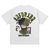 Unisex T Shirt Short Sleeve Summer Casual Cotton