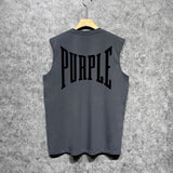 Purple Brand Tank T Shirts Sleeveless T-shirt Vest