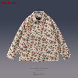 MIJKO Mens Jacket Embroidered Mainstream Fashion Jacket Windbreaker