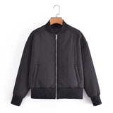 Women Cotton Coat Trench Coat Casual Stand Collar Loose Baseball Uniform