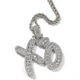 Jewelry Hip Hop Gummy Love XO Letter Pendant Men and Women Necklaces Word Up St. Valentine's Spectrum