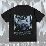 Unisex T Shirt Vintage Large Size Loose Men and Women