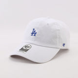 Dodgers and Yankees Baseball Cap 47brand Baseball Cap Female White Soft Top Small Icon La Embroidery