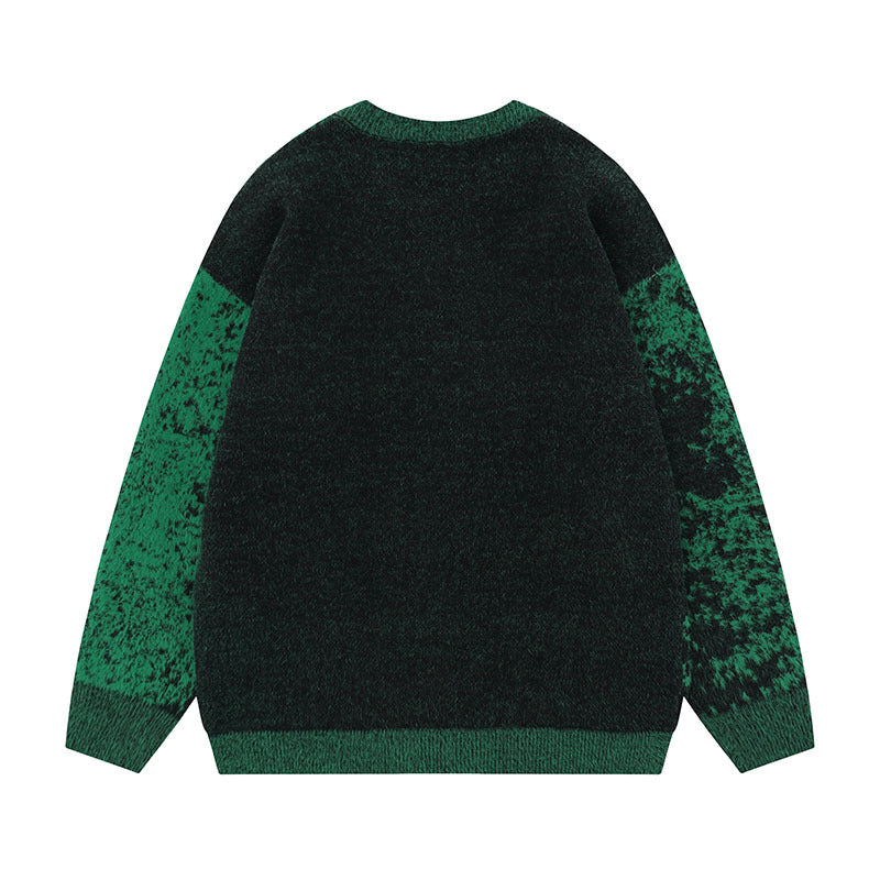 Women Sweater Jacquard Knitted Top Vibe Idle Style