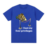 Funny I Lose My Liver Privileges Cursed Fish Meme