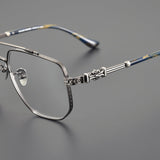 CHH Chrome Hearts Glasses Vintage Versatile Personalized Titanium Frame