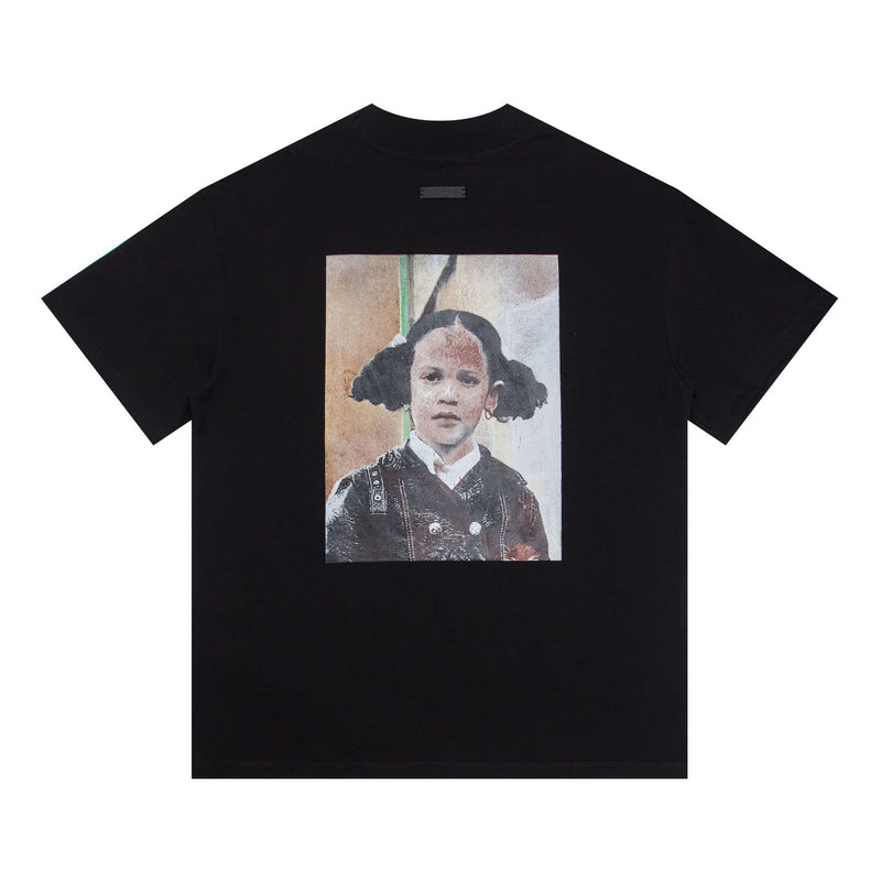 Fog Essentials T Shirts Autumn/Winter FOG Girls Letter Print Crew Neck Short Sleeves