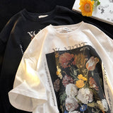 Men T Shirt Summer Versatile Loose