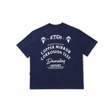 Men T-Shirt Heavy Retro Loose Couple