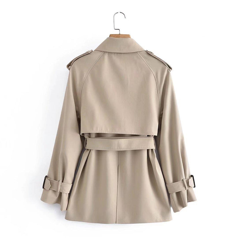 Women Trench Coat British Style Small Coat
