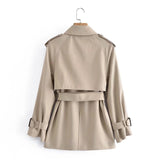 Women Trench Coat British Style Small Coat
