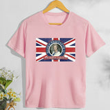 Inspired by Queen's Platinum Jubilee 2022 Elizabeth 70 Years T-shirt Printed Character Top T-shirt with Short Sleeves plus Size