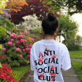 Anti Social Club T Shirt Men and Women Couple