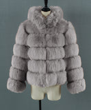 Women Fur Jacket Fashion Plush Coat
