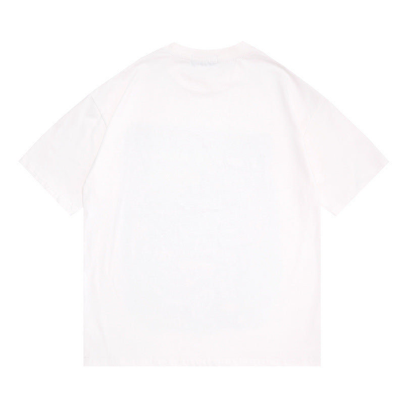 Men T-Shirt Eagle Print Summer