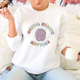 Mental Health Matters Cotton Women Sweatshirt Autism Spring