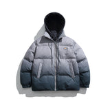 Unisex Coat Thermal Cotton-Padded Clothes Fake Two-Piece Thickened