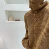 Women Knitted Cardigan Loose Casual Cute Style