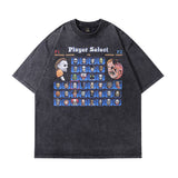Men T-Shirt Retro Personality Creative Printing