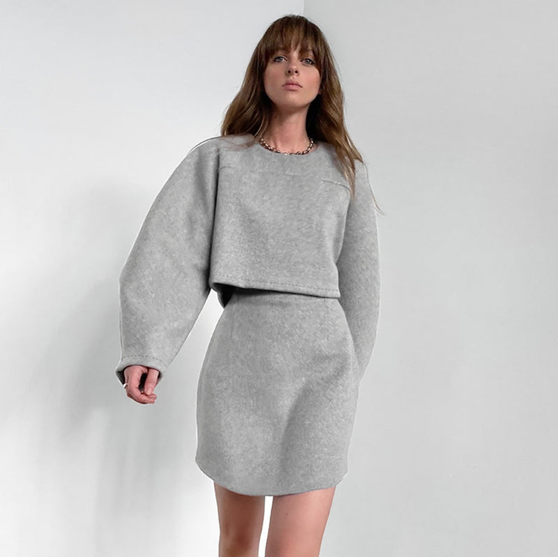 Women Co-Ords Autumn Winter Sweater Casual Loose