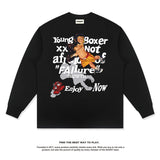 Unisex Long Sleeve Shirt Autumn/Winter Vintage Print Long Sleeve