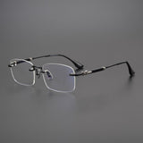 CHH Chrome Hearts Glasses Pure Titanium Frameless Business Myopia Glasses Frame