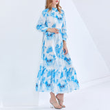 Bohemian Dress Vacation Style Chiffon Dress