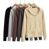 Women Hoodie Slimming Youthful-Looking Casual Jacket