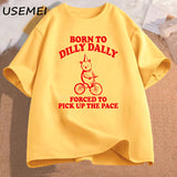 Born To Dilly Dally Forced To Pick Up The Pace T Shirt Funny