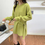 Women Pullover Sweater Fashionable Knitted Sweater