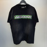 Hellstar T Shirt Vintage Old Printed Loose Casual Short Sleeve T-Shirt