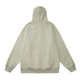 Men Fleece Lined Hoodie Embroidered Letter Hooded Sweater Men's Ins Loose Casual Autumn and Winter