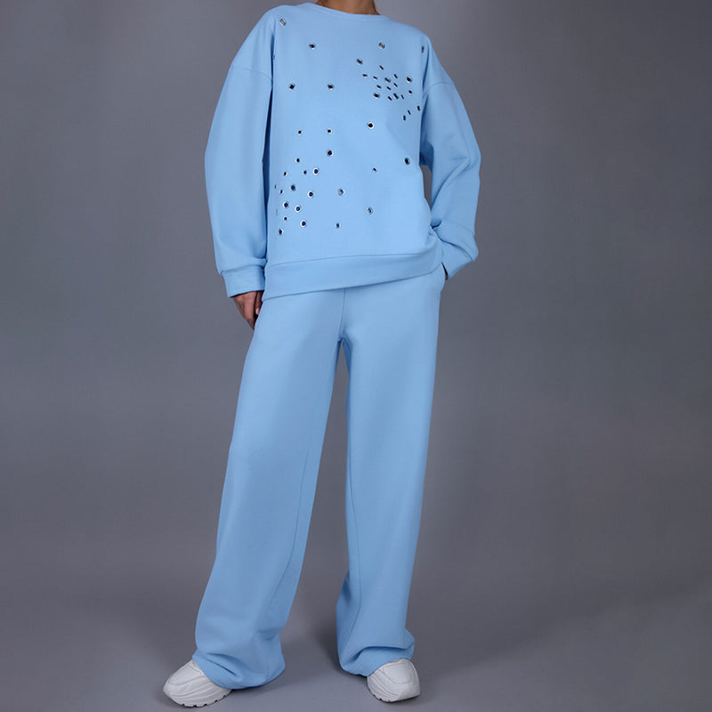 Women Co-Ords Brushed Hoody Autumn and Winter Leisure Fashion Women